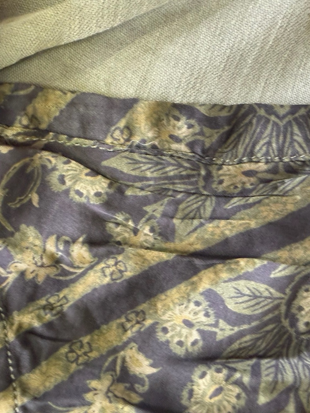 People Sabrina Pull-On Scarf Shorts XS Army Combo NWT $148 - Picture 5 of 5